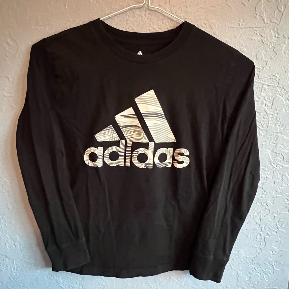3 Adidas T-Shirts, 1 L/S 2 S/S, Boys Size M (10-12) - Picture 2 of 10
